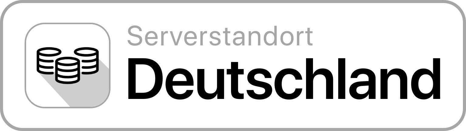 Siegel: Serverstandort Deutschland